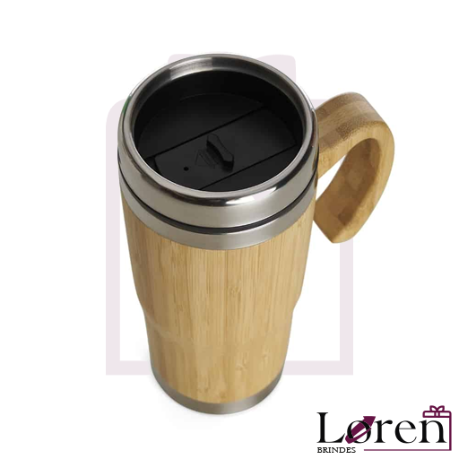 Caneca Bambu Personalizada