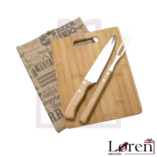 Kit Churrasco Personalizado com Logo Corporativo