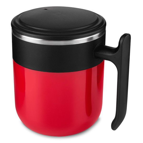 CAN 3628 - Caneca plástica 300 ml com inox na parte interna. Dimensão Produto: 11xø9,0cm - Image 4