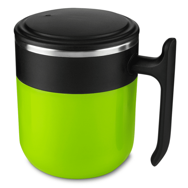 CAN 3628 - Caneca plástica 300 ml com inox na parte interna. Dimensão Produto: 11xø9,0cm - Image 5