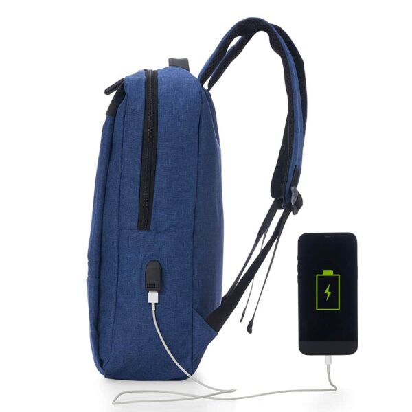 MC 3598 - Mochila de Nylon USB 21L - Image 3