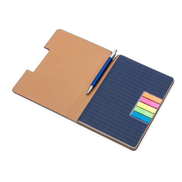 BL 1253 - Caderno de anotações, com sticky notes, capa em material Sintético - Image 6