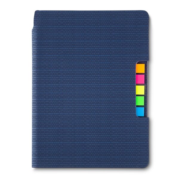 BL 1253 - Caderno de anotações, com sticky notes, capa em material Sintético - Image 7