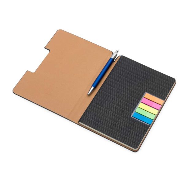 BL 1253 - Caderno de anotações, com sticky notes, capa em material Sintético - Image 8