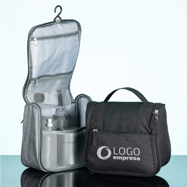 NC 1470 - Necessaire organizadora em tecido nylon Oxford - Image 6