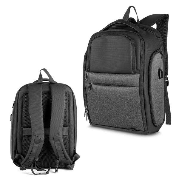 MC 4249 - Mochila Premium para notebook em tecido poliéster.