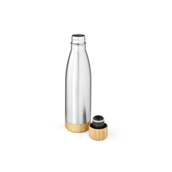 GA 3725 -   Garrafa em aço inox (90% reciclado) com tampa em bambu 550 mL - Image 7