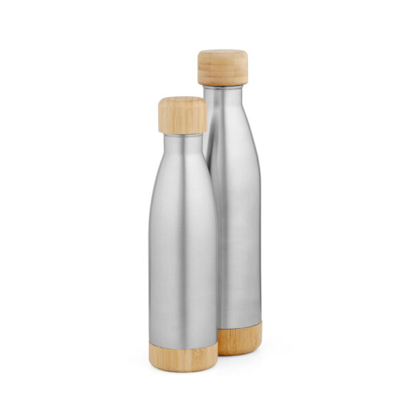 GA 3725 -   Garrafa em aço inox (90% reciclado) com tampa em bambu 550 mL - Image 5