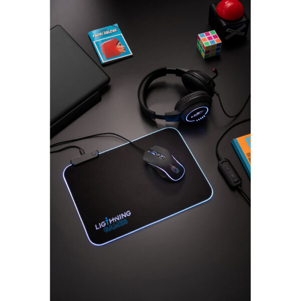MOU  3137 - MOUSE RGB. Mouse para jogos em ABS com acabamento em borracha - Image 5