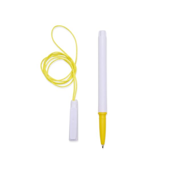 CA 2910 - Caneta Plástica Com Cordão - Image 3