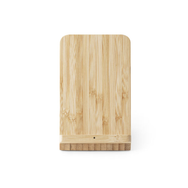 CW 4795 - Carregador wireless em bambu 10W - Image 2