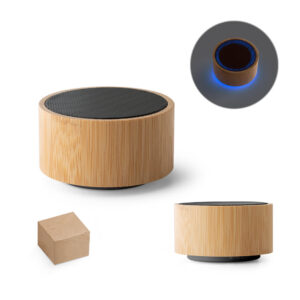 CS 5271 - Caixa de som portátil em bambu e ABS