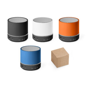 CS 7176 - Caixa de som portátil em ABS 100% reciclado com microfone e autonomia de 4h30