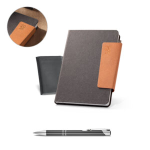 AG 6265 - Agenda A5 em pele (58% reciclada)