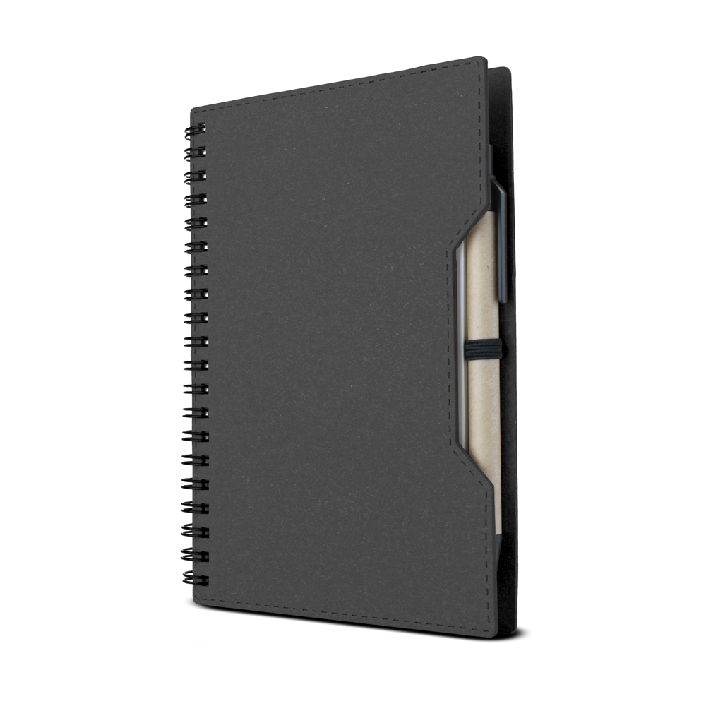 CAD 4622 - Caderno capa em papelão reciclado com caneta - Imagem 5