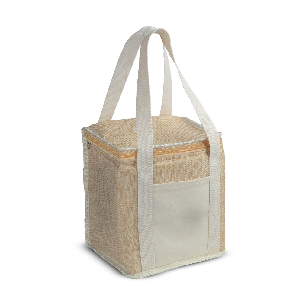 BT 2100 - Bolsa Térmica em algodão e Juta sintética (21x19x15cm) - Imagem 5