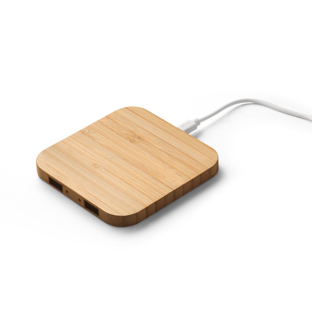 PW 5065 - Carregador wireless super rápido em bambu 15 W - Imagem 5