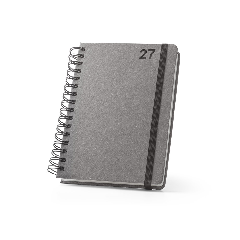 AG 4287 - Agenda A5 com argolas em pele reciclada - Imagem 4