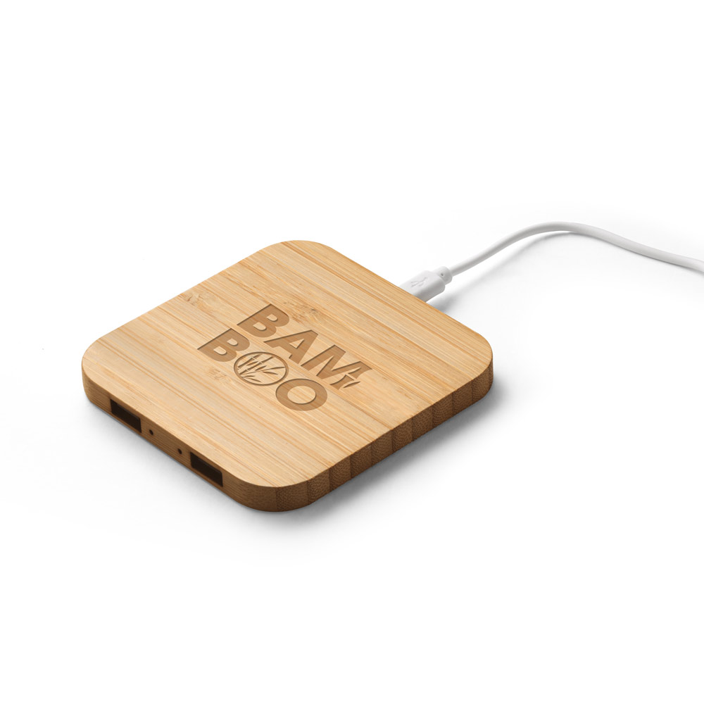 PW 5065 - Carregador wireless super rápido em bambu 15 W - Imagem 4