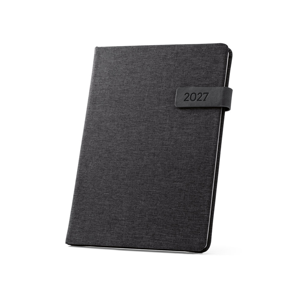 AG 4288 - Agenda A5 com argolas em pele reciclada - Imagem 3