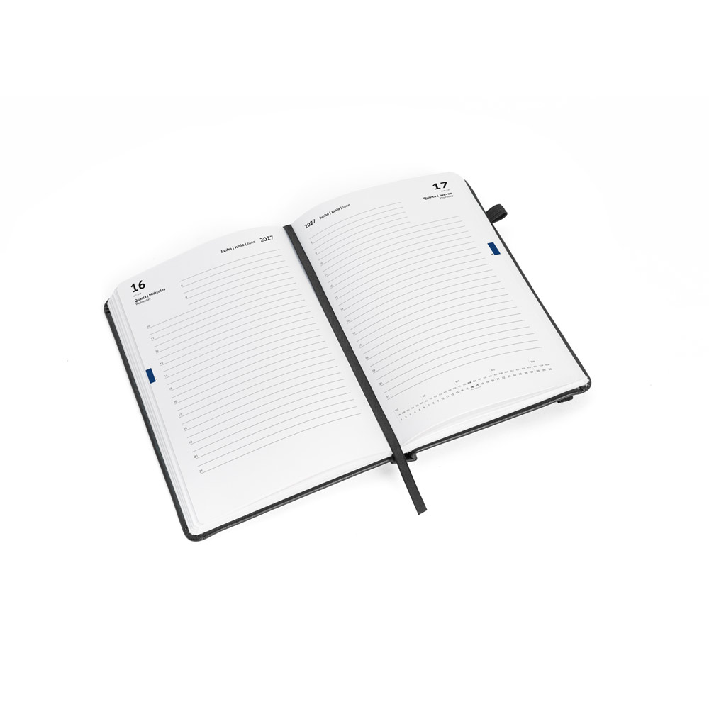 AG 6619 - Agenda A5 em PU à base de água - Imagem 3
