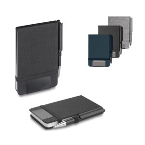 CAD 1050 - Mini caderno A6 em RPET com caneta