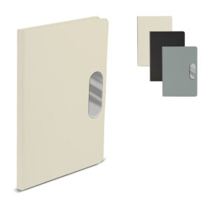 CAD 4700 - Caderno em PU com placa em metal